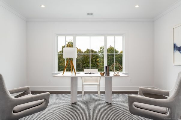 Home Office, Interior, Recessed Lighting