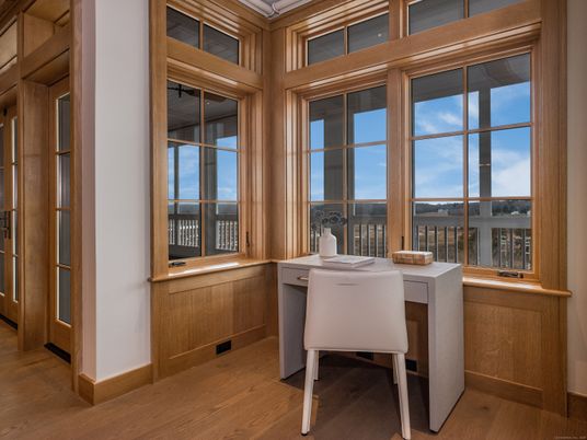 Home Office, Interior, Wood Texture Flooring