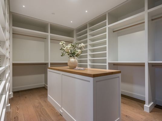 Interior, Recessed Lighting, Walk-in Closets, Wood Texture Flooring