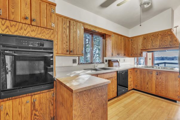 Interior, Kitchen, Wood Texture Flooring