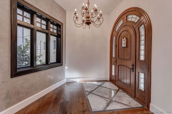 Chandelier, Interior, Wood Texture Flooring
