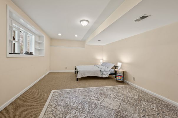 Bedroom, Interior, Recessed Lighting