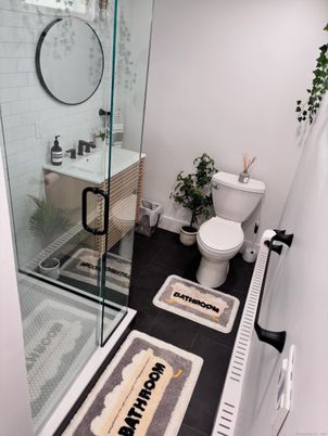 Bathroom, Glass Shower, Interior