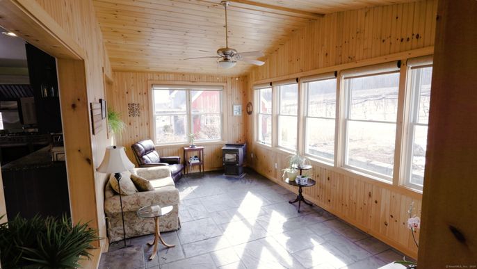 Interior, Sun Room, Wooden Ceilings, Wooden Walls