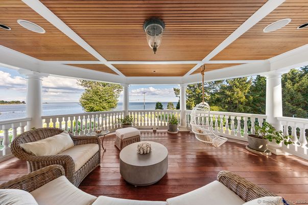 Exterior, Interior, Living room, Water, Wooden Ceilings, Wood Texture Flooring