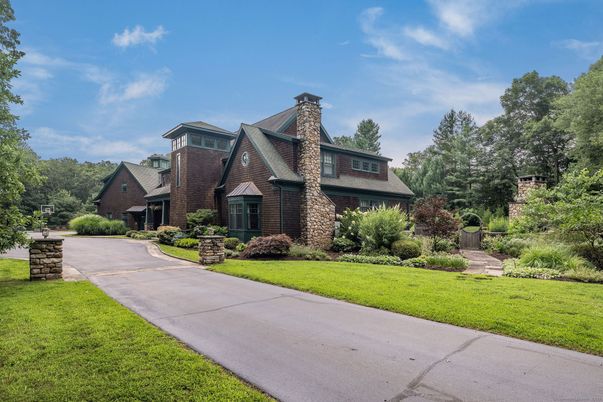 Exterior, Facade, Brick Facade, Tudor Revival