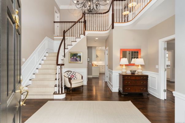Chandelier, Interior, Wood Texture Flooring