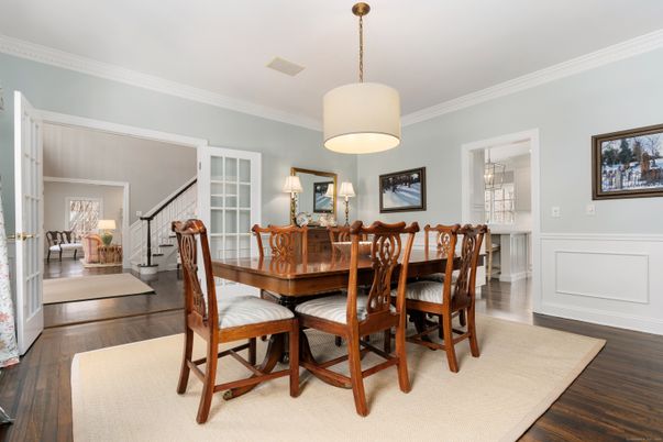Dining room, Interior, Wood Texture Flooring