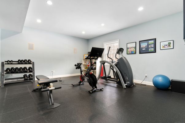 Fitness Equipment, Interior, Recessed Lighting