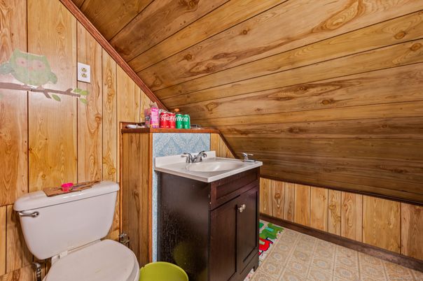 Bathroom, Interior, Wooden Ceilings, Wooden Walls