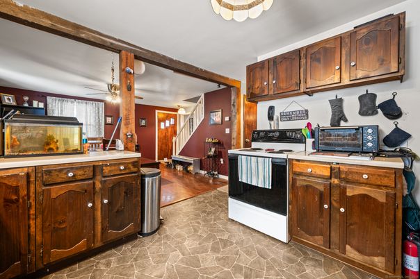 Interior, Kitchen, Wood Texture Flooring