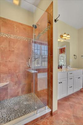 Bathroom, Glass Shower, Interior