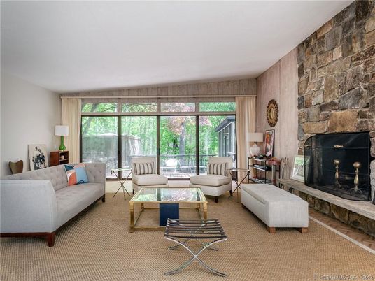 Fireplace, Interior, Living room, Stone Walls