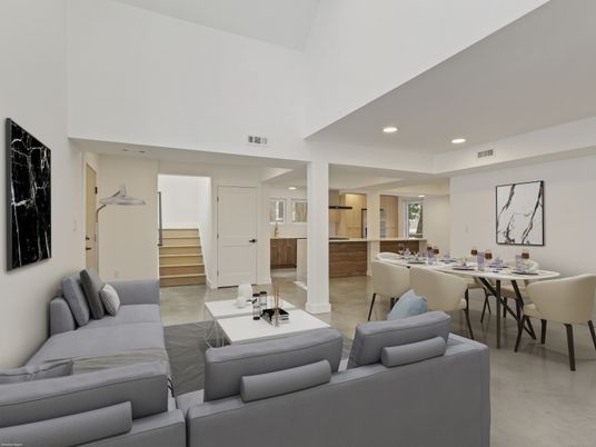 Dining room, Interior, Living room, Recessed Lighting