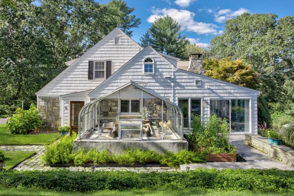Backyard, Exterior, Facade, Farmhouse