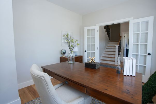 Home Office, Interior, Wood Texture Flooring
