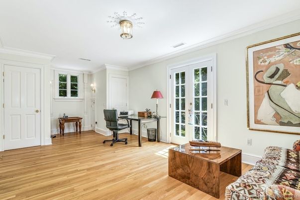 Home Office, Interior, Wood Texture Flooring