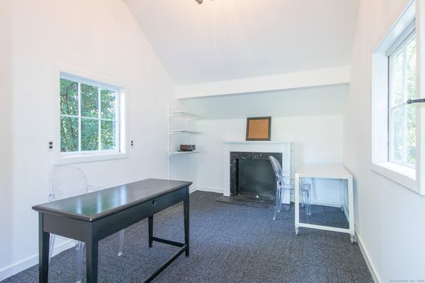 Fireplace, Home Office, Interior