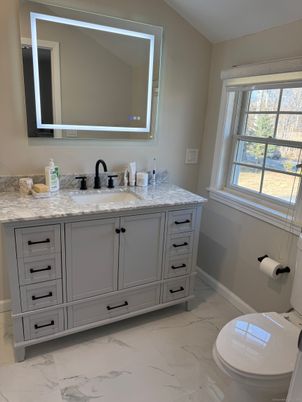 Bathroom, Dual Sink Vanities, Interior, Marble