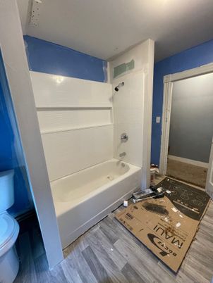 Bathroom, Interior, Wood Texture Flooring