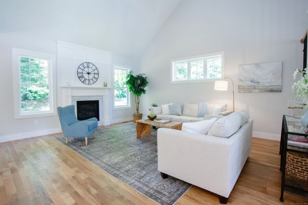 Fireplace, Interior, Living room, Wood Texture Flooring
