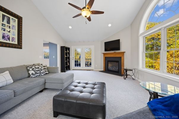 Fireplace, Interior, Living room, Recessed Lighting