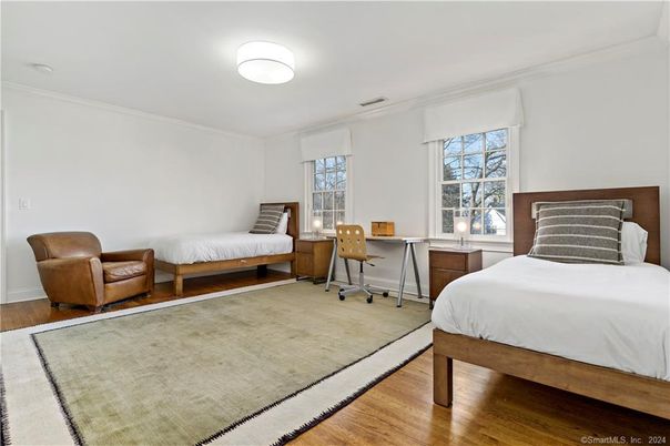 Bedroom, Home Office, Interior, Wood Texture Flooring