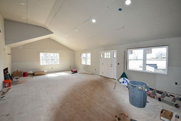 Empty room, Interior, Recessed Lighting