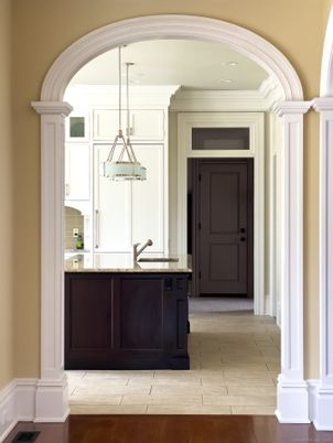 Interior, Pendant Lights, Recessed Lighting, Wood Texture Flooring