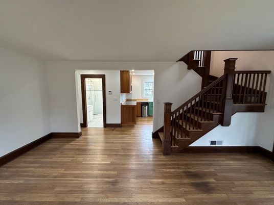 Interior, Kitchen, Wood Texture Flooring