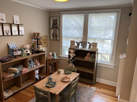 Home Office, Interior, Wood Texture Flooring