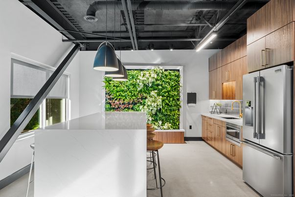 Interior, Kitchen, Pendant Lights, Stainless Steel Appliances