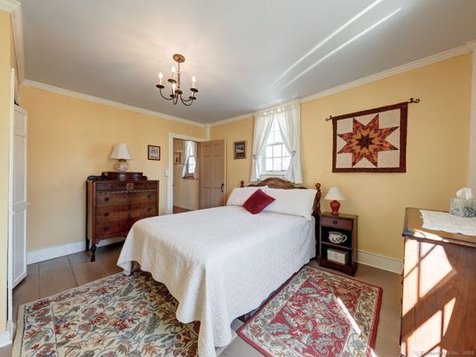 Bedroom, Chandelier, Interior