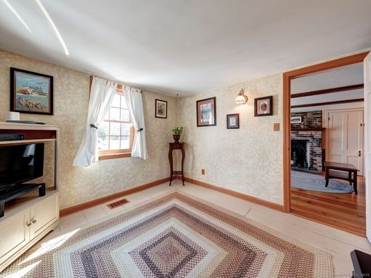 Fireplace, Interior, Wood Texture Flooring