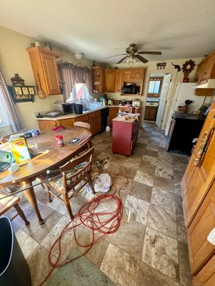 Dining room, Interior, Kitchen