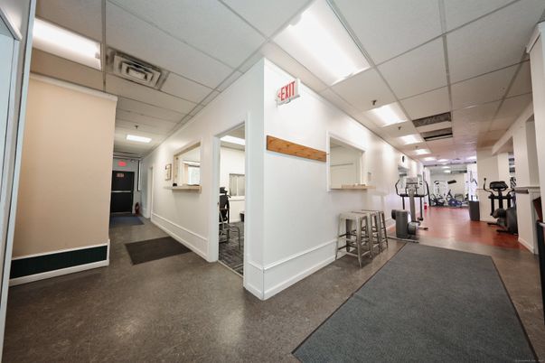 Fitness Equipment, Gym, Interior, Recessed Lighting