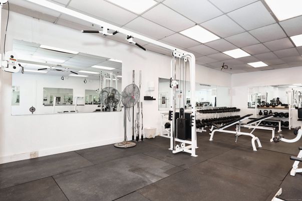 Fitness Equipment, Gym, Interior, Recessed Lighting