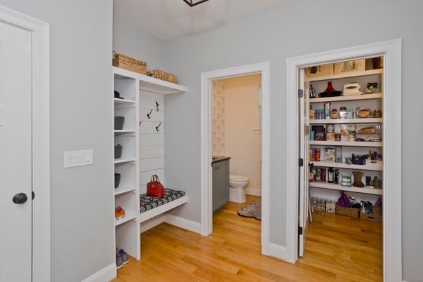 Bathroom, Interior, Wood Texture Flooring
