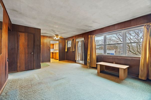 Empty room, Interior, Wooden Walls