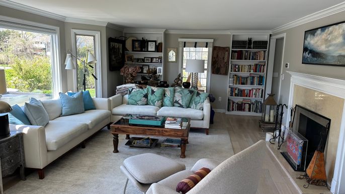 Fireplace, Interior, Living room, Wood Texture Flooring