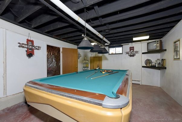 Billiard Table, Game Room, Interior, Pendant Lights