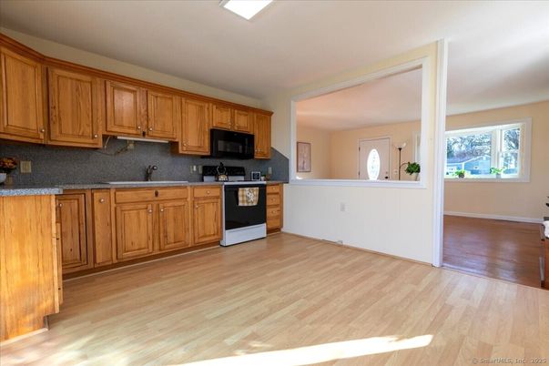 Interior, Kitchen, Wood Texture Flooring