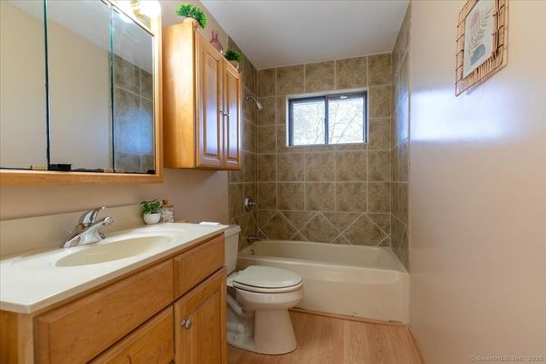 Bathroom, Interior, Wood Texture Flooring