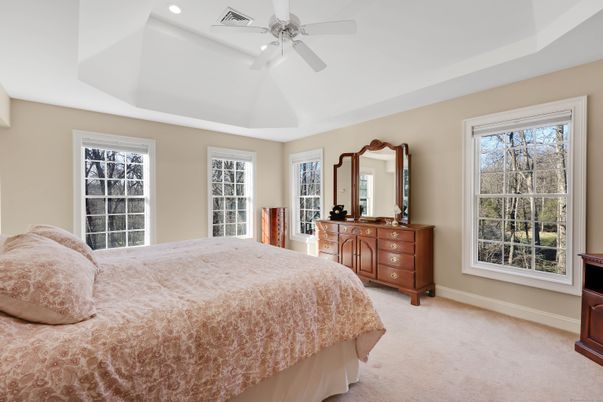 Bedroom, Interior, Recessed Lighting