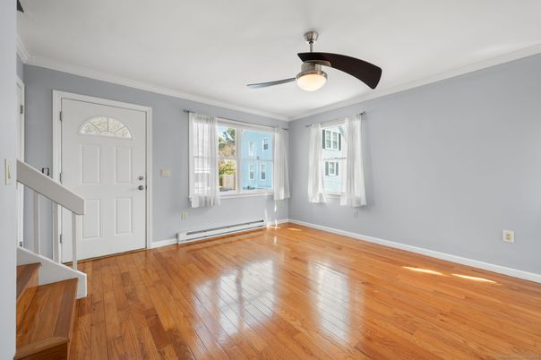 Empty room, Interior, Wood Texture Flooring