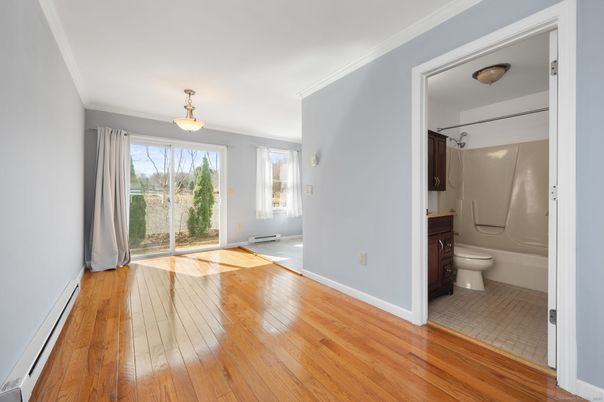 Bathroom, Interior, Wood Texture Flooring