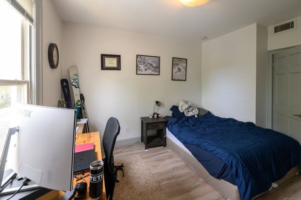 Bedroom, Home Office, Interior, Wood Texture Flooring