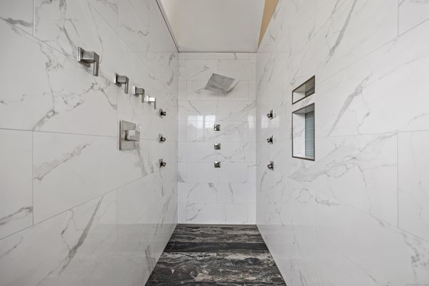 Bathroom, Interior, Marble, Marble Walls