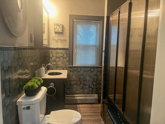 Bathroom, Interior, Wood Texture Flooring