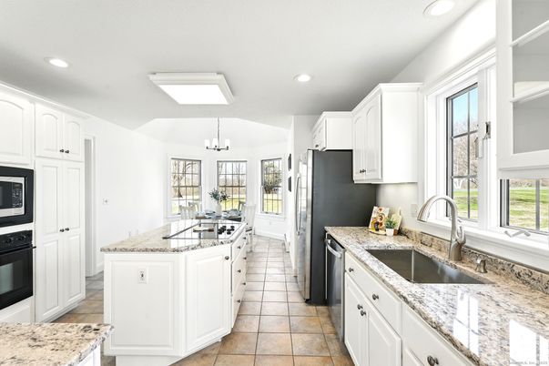 Chandelier, Interior, Kitchen, Recessed Lighting